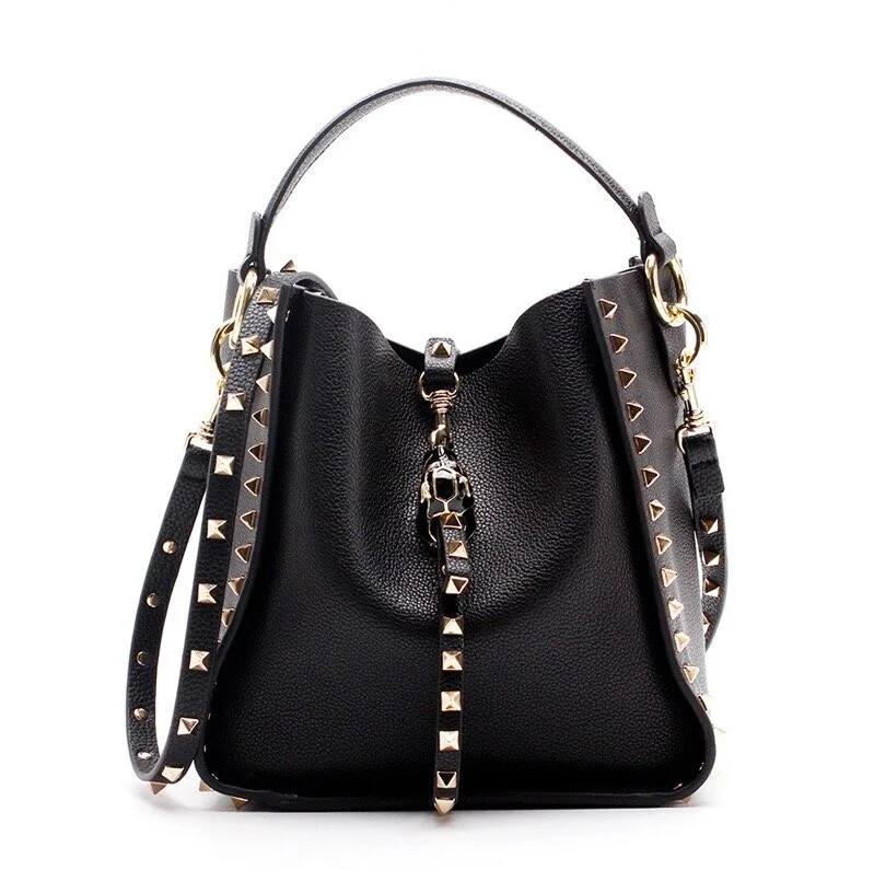 Inka Studded Leather Bag KESA KONC Designer handbags Australia